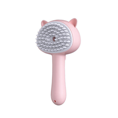 Hair Cleaning Brush With Mist Multifunctional Cat with Rechargeable Batteries
