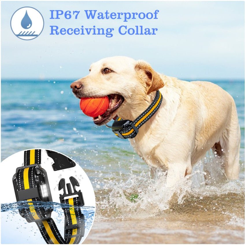 ElDog Pet Training Collar Rechargeable Waterproof Electric Shock Anti Bark R800m - Threads & Tassels
