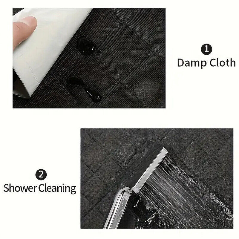 Waterproof Pet Car Seat Cover Dog Safety Protector Mat Front Back Seat Hammock H - Threads & Tassels